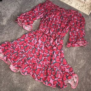 Watermelon Print Dress size M NWT